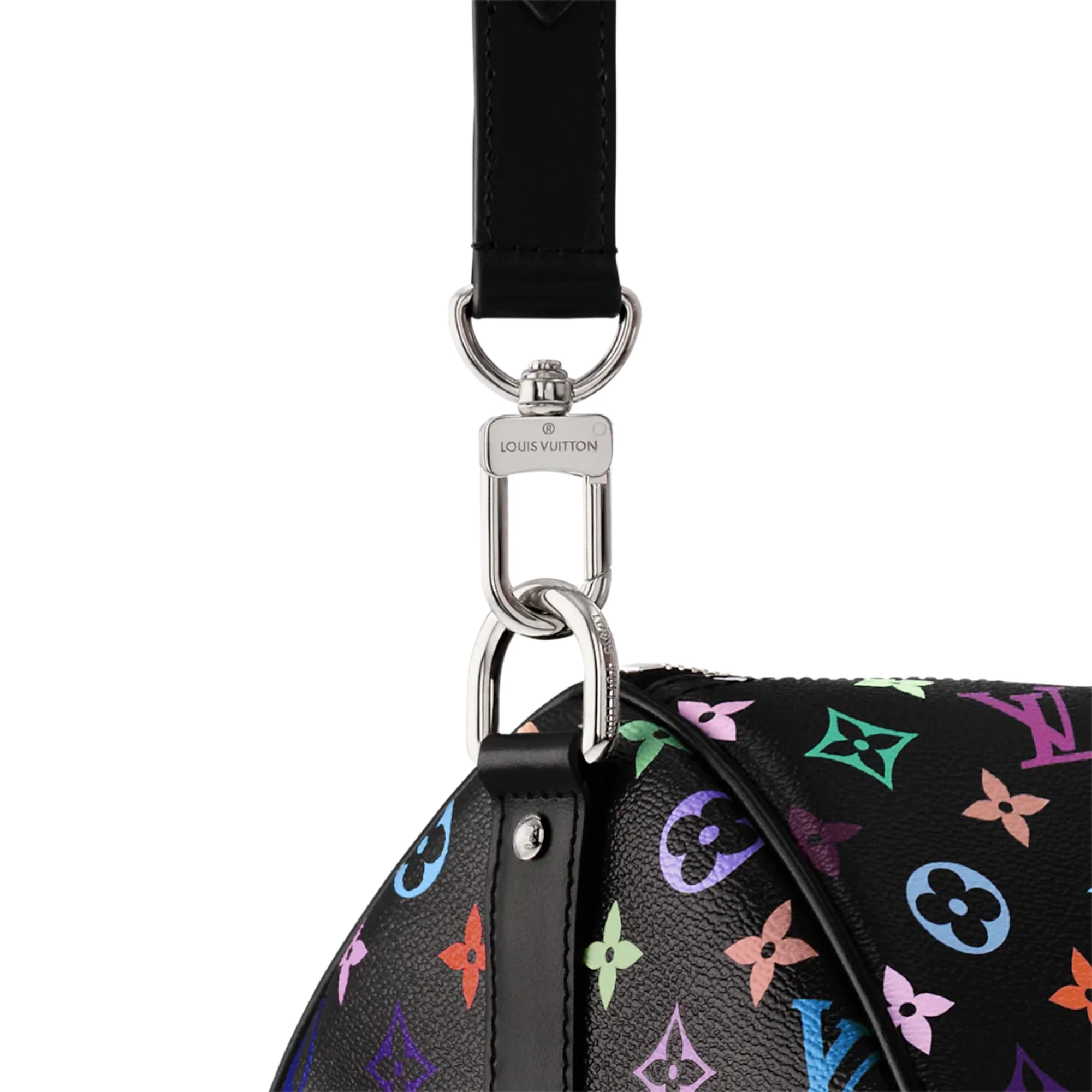 Louis Vuitton x Takashi Murakami Keepall Bandouliere 50 Black Multicolored - Image 4