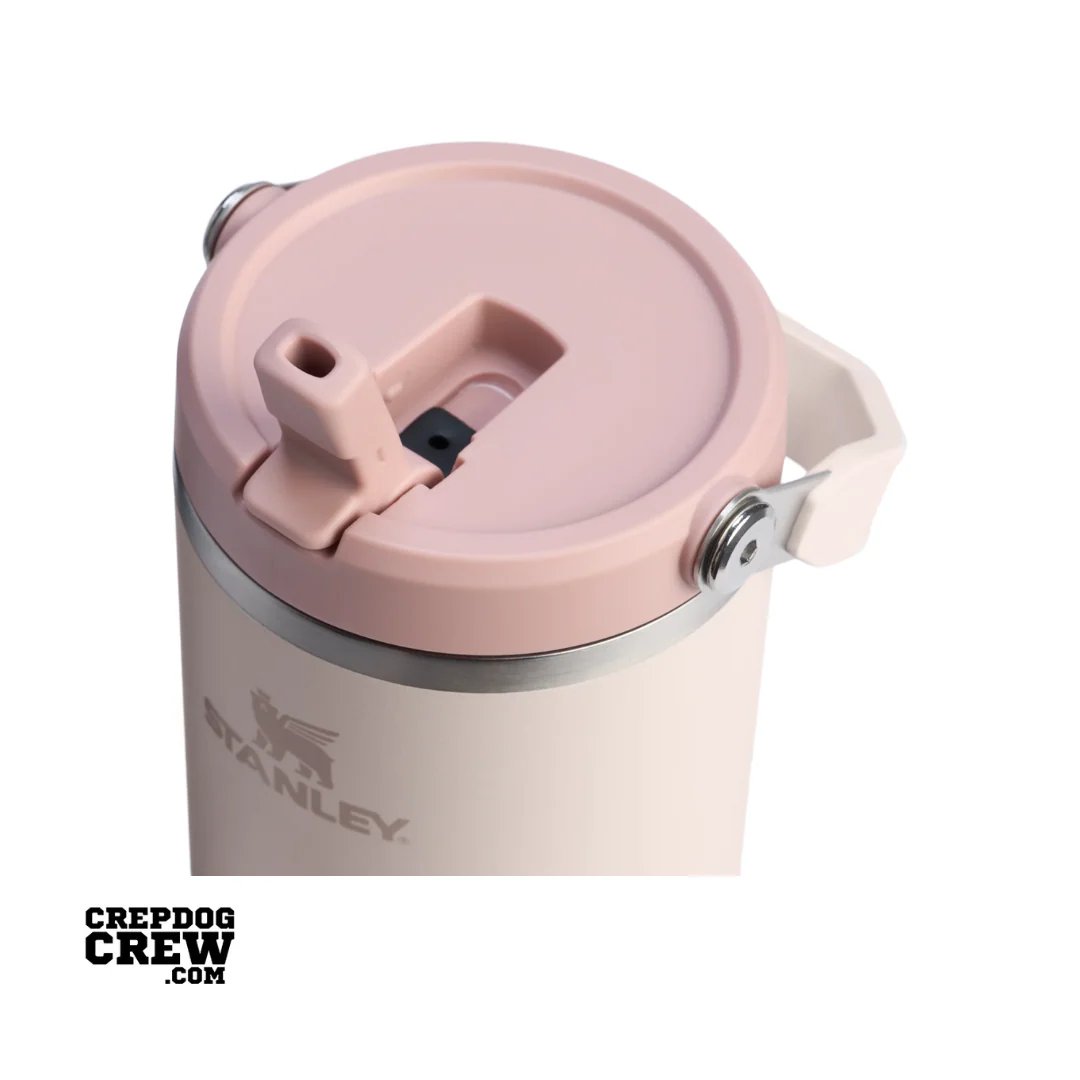 STANLEY Tumbler IceFlow Flip Straw Mug Rose Quartz 40 Oz - Image 3